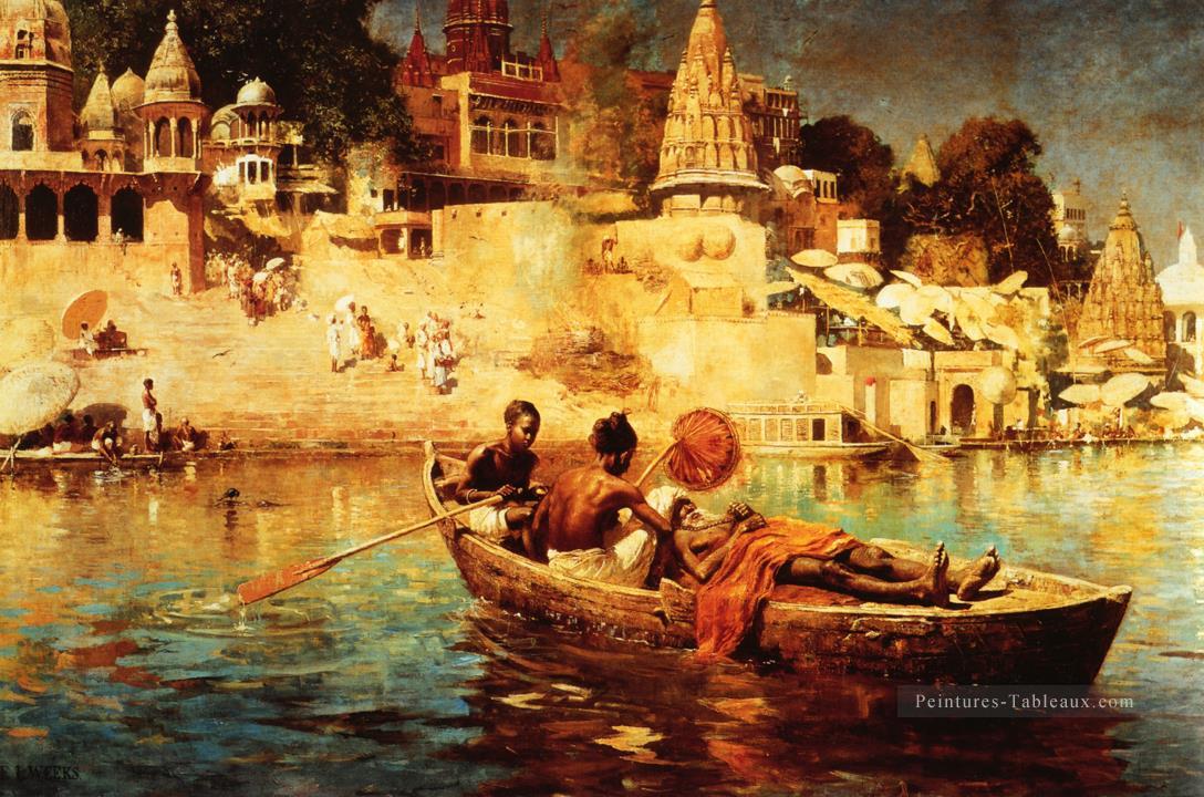 Le dernier voyage Indienne Peintures à l'huile